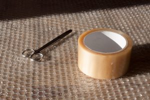 Bubblewrap & scissors