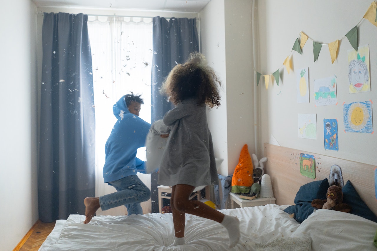 Kid playing